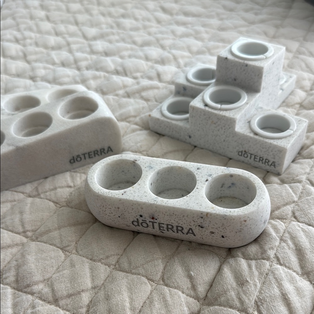 doTERRA marble/terrazzo Essential Oil Holders bundle